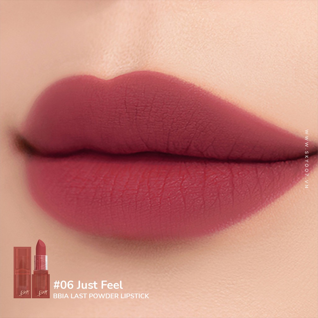 Combo full set 6 Son thỏi Bbia Last Powder Lipstick 3.5g/thỏiTẶNG 1 túi trang điểm hologram 3g - BBia Official Store | BigBuy360 - bigbuy360.vn