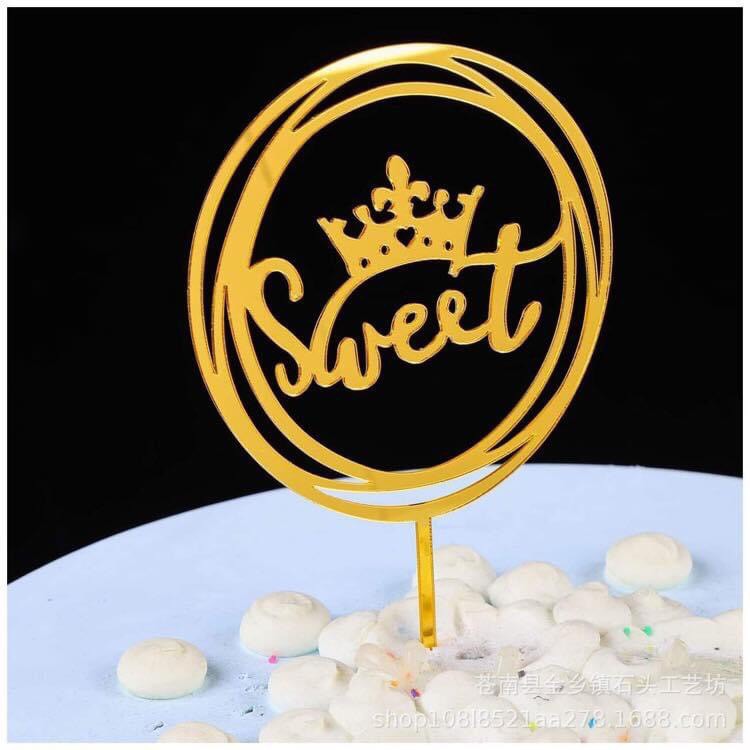 Trang Trí Sinh Nhật - Combo 10 chiếc Meka Meka sweet vàng