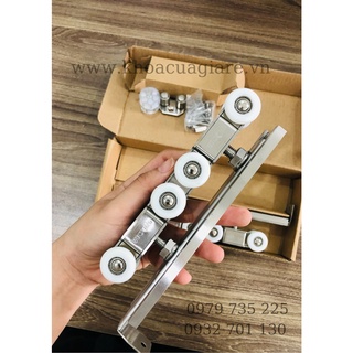 Bánh xe cửa treo VICKINI 47302 3 size tải trọng, có hình chụp thật sản phẩm
