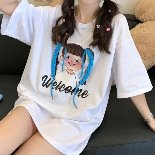 Áo Thun 100% Cotton Tay Ngắn Phong Cách Hip Hop Thời Trang Mùa Hè 2022