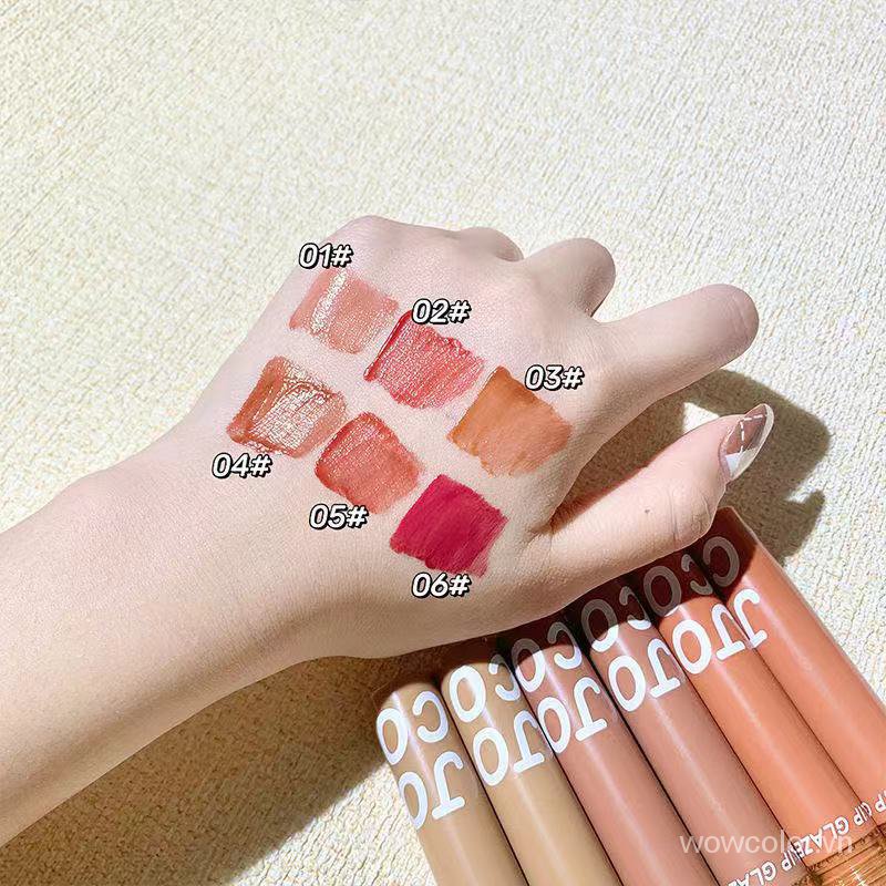 [Hàng mới về] Son bóng JOCO thành phần vitamin và mật ong giúp dưỡng ẩm và lâu trôi xinh xắn trẻ trung