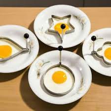 Bộ 4 Khuôn Rán Trứng Ốp La, Bánh - Khay Chiên Tạo Nhiều Hình Cute Có Núm Cầm 1613 Tổng Kho Sỉ Gia Dụng