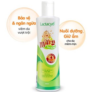 Sữa tắm gội Lactacyd milky cho bé 250ml