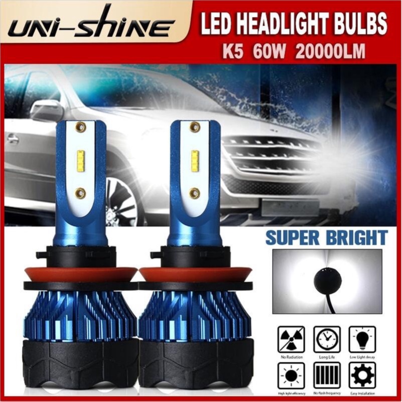 Đèn Pha Led H11 H4 H7 Hb3 Hb4 6500K 4300K H1 H8 H9 9005 9006 20000Lm 12V Chuyên Dụng Cho Xe Hơi