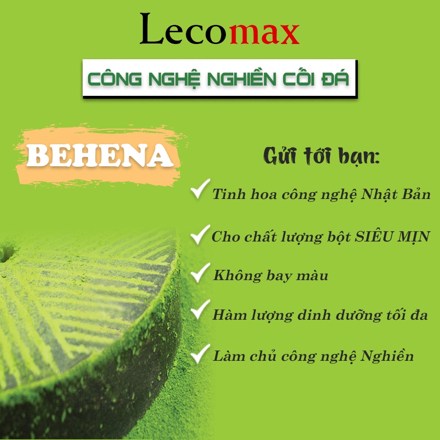 Bột trà xanh đắp mặt matcha nguyên chất làm bánh Nhật Bản tắm trắng Behena Lecomax LMB02