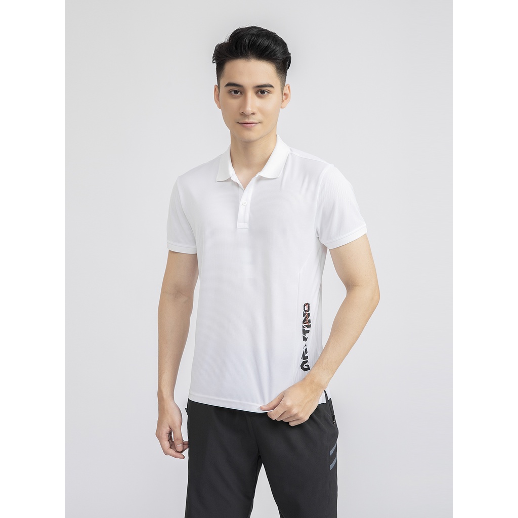 Áo thun nam tay ngắn ARISTINO chất liệu PE sợi rỗng nhanh khô hơn cotton gấp 2 lần dáng ôm - APS010S1