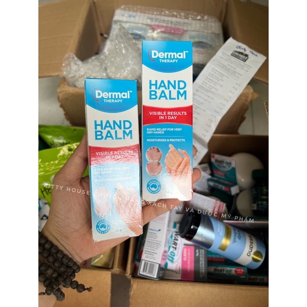 KEM DƯỠNG DA TAY KHÔ, NỨT DERMAL THERAPY HAND BALM 50G CHÍNH HÃNG