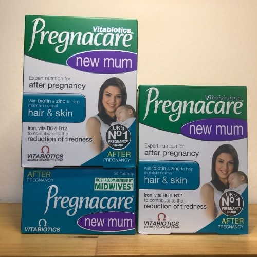 Vitamin tổng hợp Pregnacare New Mum (56v) cải thiện tóc và da cho phụ nữ sau sinh, UK