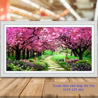 [Rẻ bất ngờ] Tranh thêu CÂY TÌNH YÊU