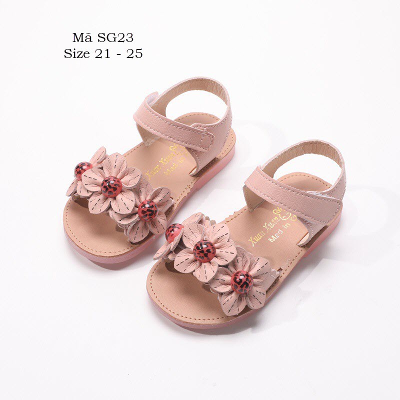 Sandal bé gái mặc váy đi tiệc đi chơi siêu xinh SG23 - Mới về Full size bé gái 1 - 3 tuổi