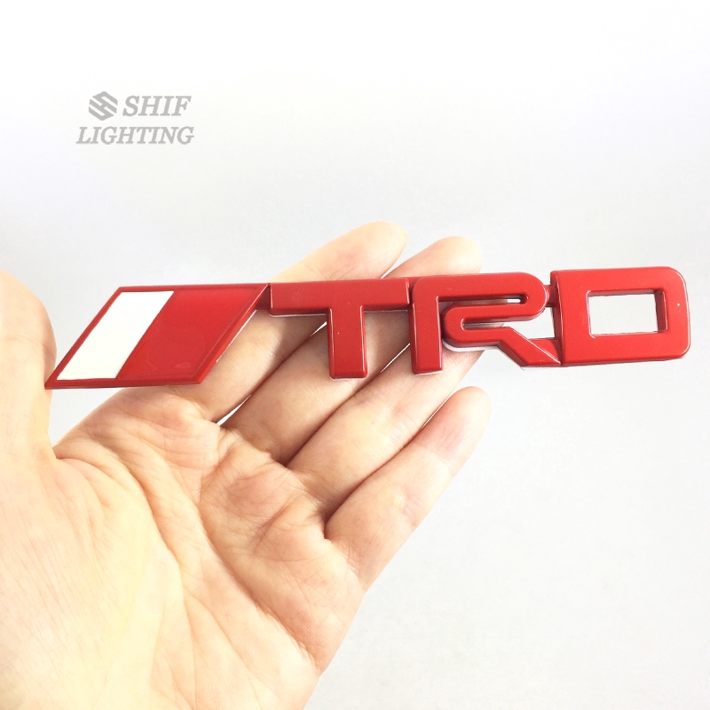 Miếng Dán Chữ Trd Kim Loại Trang Trí Xe Hơi