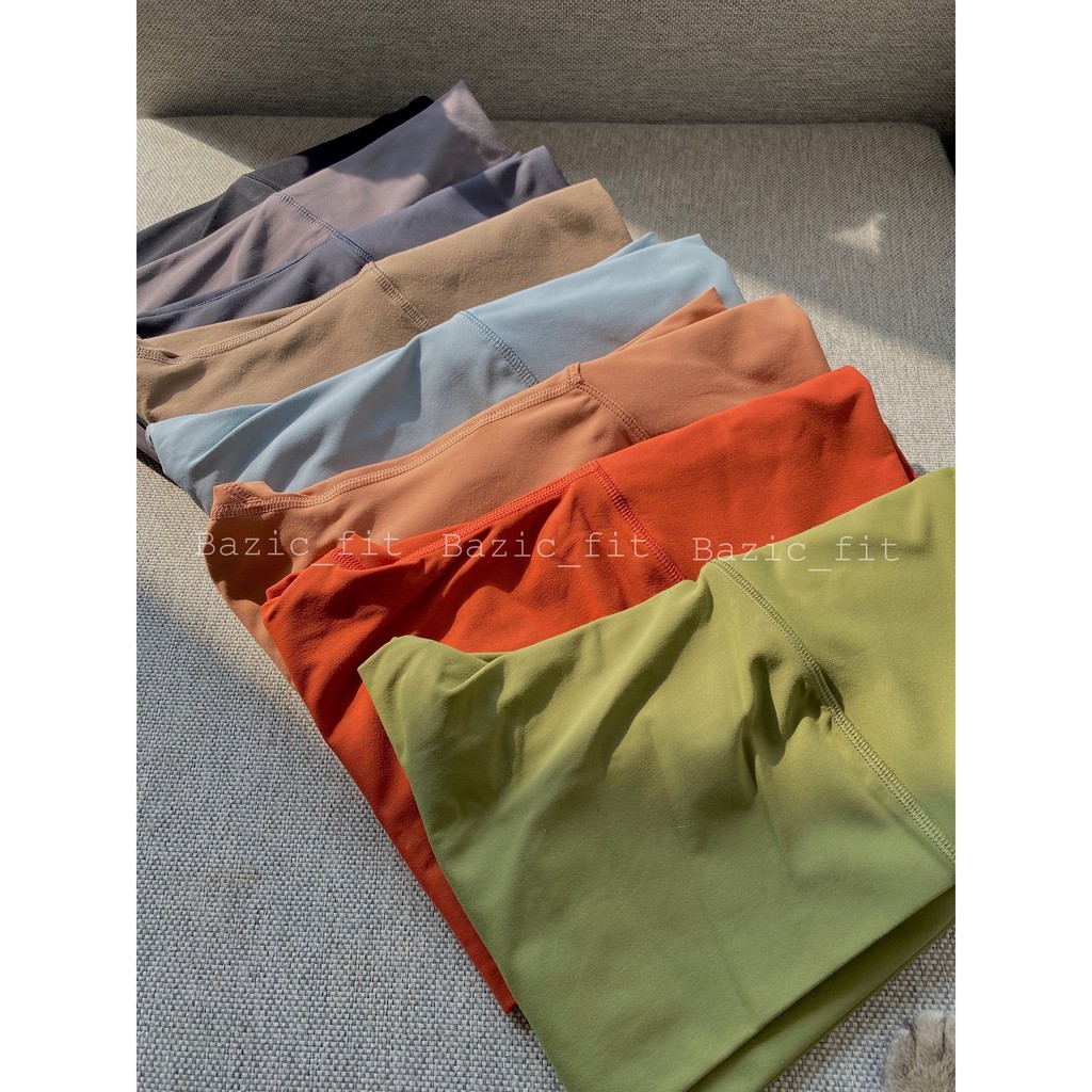 Quần tập gym yoga nữ Q01 dáng dài legging cạp cao tôn dáng chất thun Spandex mềm mịn thoáng khí không đường may giữa