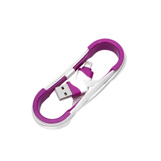 Cáp sạc Lightning dây dẹp nhiều màu ( màu ngẫu nhiên )