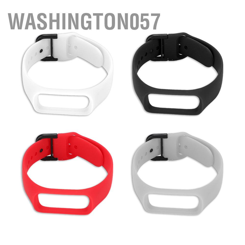 Washington057 One-piece Solid Color Silicone Watch Strap Suitable for Samsung galaxy fit-e / SM-R375