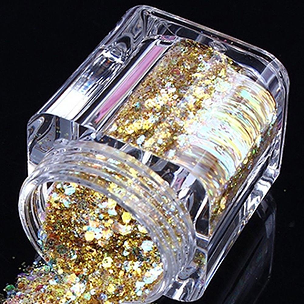 Bột Kim Tuyến Lấp Lánh Trang Trí Móng Tay Nghệ Thuật Thời Trang DIY