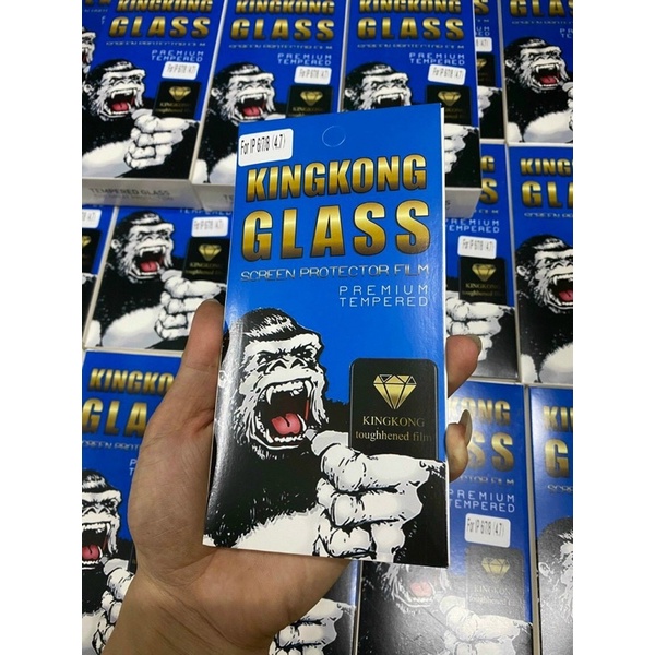 Kính Cường Lực KingKong Dùng cho IPhone Bóng Full Màn Từ Iphone 7 - 13 Promax