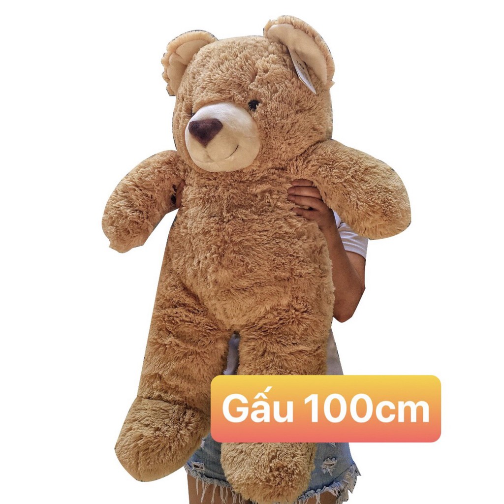 Gấu Bông Teddy Nhập Khẩu Thái Lan Cao Cấp  60cm Tặng Khăn len - Balo gấu