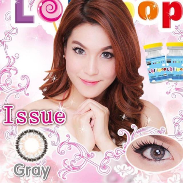 Lens mắt makeup lens GRAY