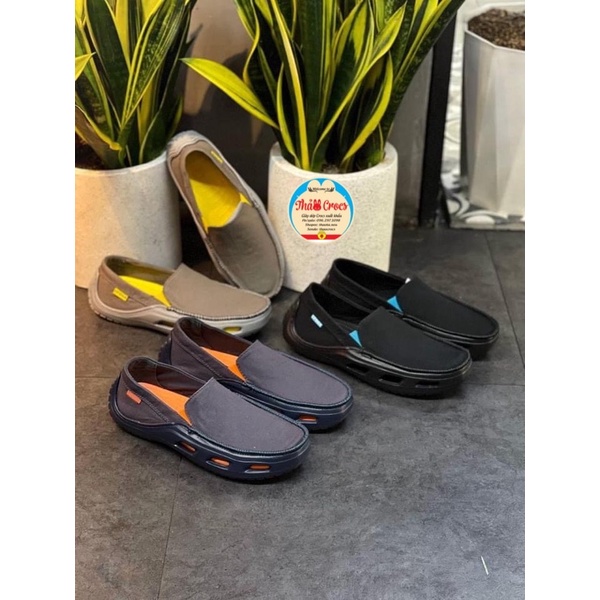 Giày lười vải Tide line Cross cho nam