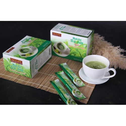 Trà sữa Matcha 3in1 Dakmark - Hộp 20 gói