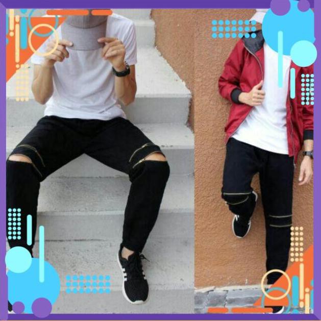 [Form Bao Đẹp] Quần Jorger - Quần Jogger Kaki nam nữ có khóa kéo Zipper , Quần Jorger Uniex Siêu Chất  ..AF