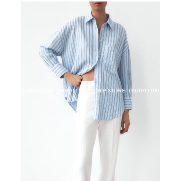 SET ÁO SƠ MI THÔ - CHÂN VÁY BOHEMIan ZARA XUẤT DƯ XỊN BASIC HÀNG CHUẨN