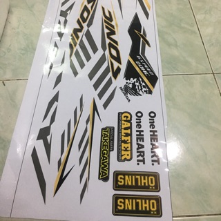 Tem rời sonic Trắng Đen