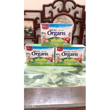 Siro mát gan Organs thanh nhiệt giải độc.
