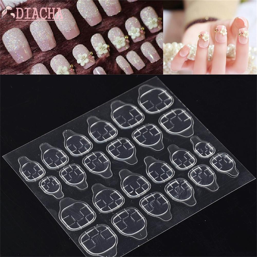 [Hàng mới về] Miếng dán keo dạng thạch hai mặt trong suốt dùng cho móng giả tiện lợi DIY