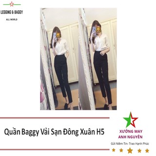 Quần Baggy Vải Sạn Đông Xuân H5