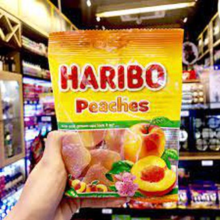 Kẹo dẻo Haribo Peaches 80g