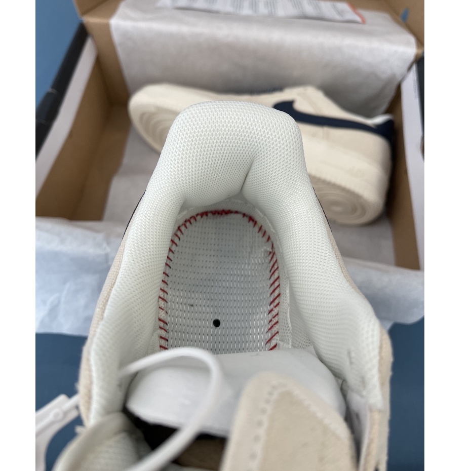 [More&More] Giày AF1 B.eige deep blue vải G.a.i D.ầ.u phiên bản cao cấp đủ size nam nữ | BigBuy360 - bigbuy360.vn