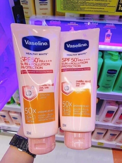 SỮA DƯỠNG THỂ VASELINE 50X HÀNG CHUẨN THÁI LAN 320ML