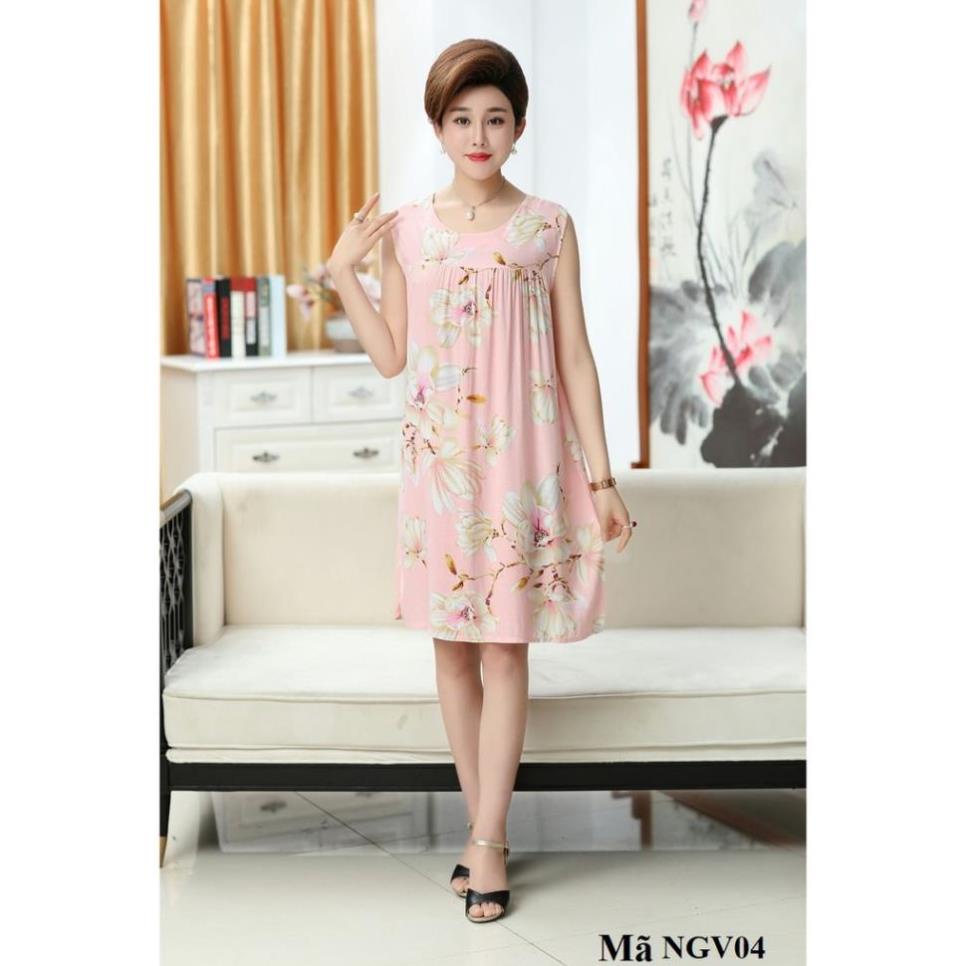 Váy, đầm ngủ mặc nhà cho người trung niên, người lớn tuổi