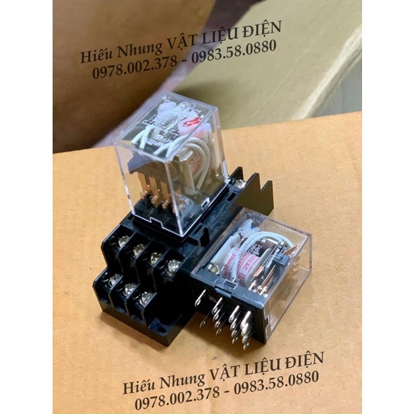 RƠLE TRUNG GIAN 8 CHÂN, 14 CHÂN. RELAY MY4N LY2N 220V 24VDC