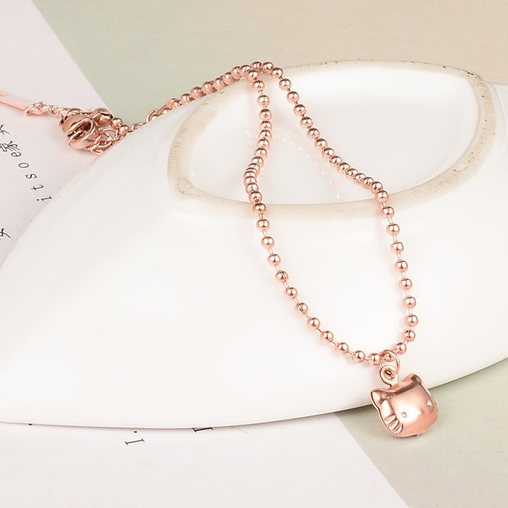 Lắc Tay Mèo Bi Nhỏ Titan Cao Cấp TT 1573