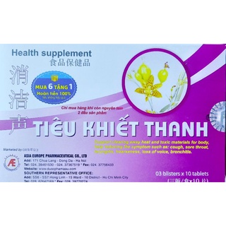 Mua 6h tặng 1h (tích tem )Tiêu Khiết Thanh - Hết viêm thanh quản,khản tiếng