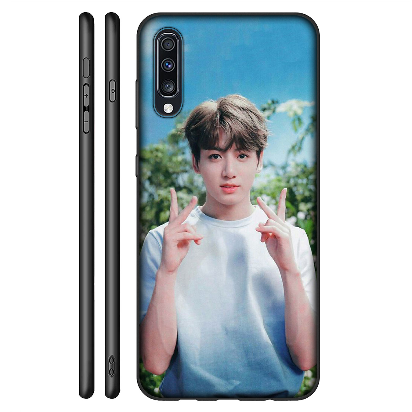 Ốp Điện Thoại Silicon Mềm Hình Jungkook K27 Cho Samsung Galaxy A9 A8 A7 A6 Plus J8 2018 + A21S A70 M20 A6 + A8 + 6plus