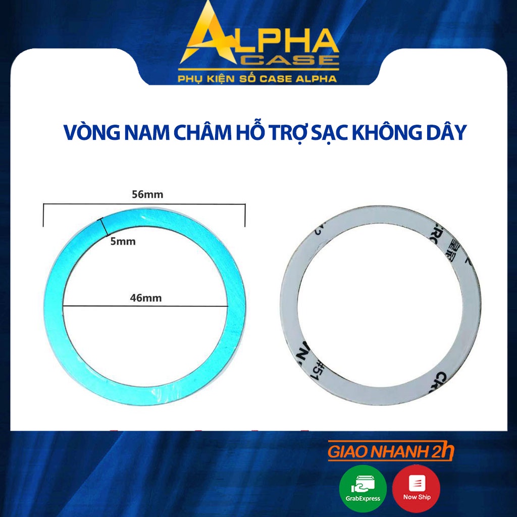 Vòng Từ Tính Hỗ Trợ Sạc Không Dây Cho Điện Thoại Cho Táo 11 ProMax Xs Xr 8Plus Se