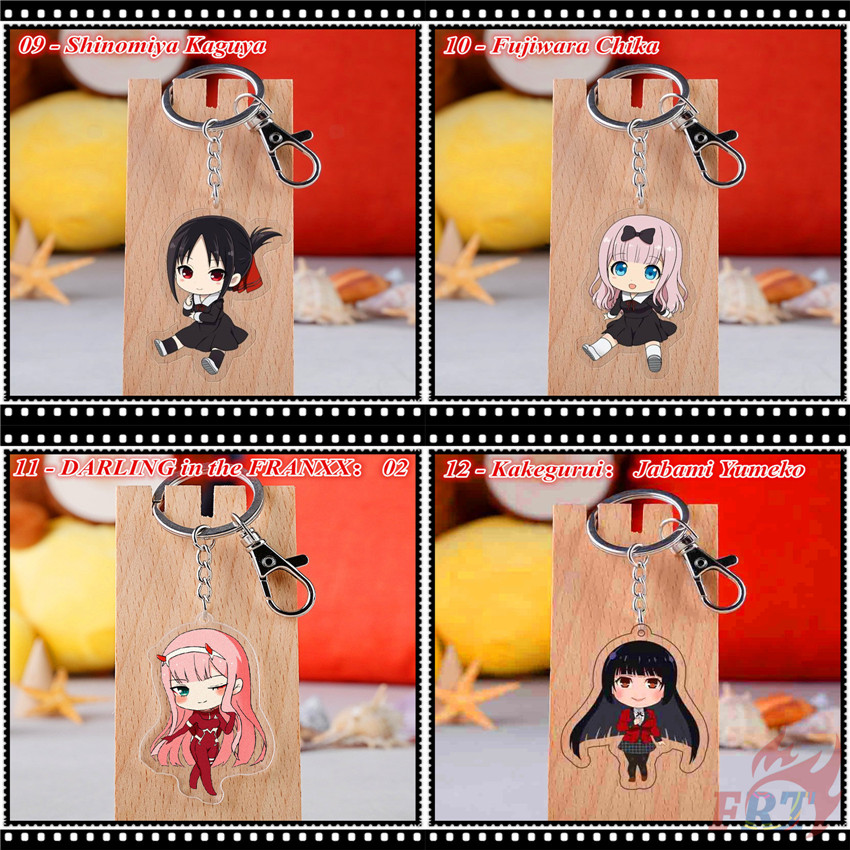 ❀ Animation Comics Games - Cartoon Character Cosplay Acrylic Móc khóa ❀ 1Pc Fashion Keyrings Pendant Gifts Keychains（16 Styles）