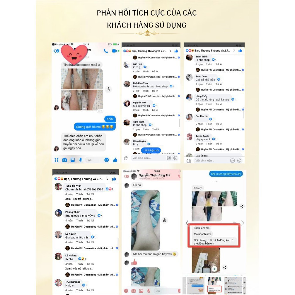 Kem Tẩy Lông Huyền Phi Cosmetics Triệt Lông Tận Gốc, Triệt Mùi Hôi Nách, Triệt lông mu, lông nách, lông bikini | BigBuy360 - bigbuy360.vn