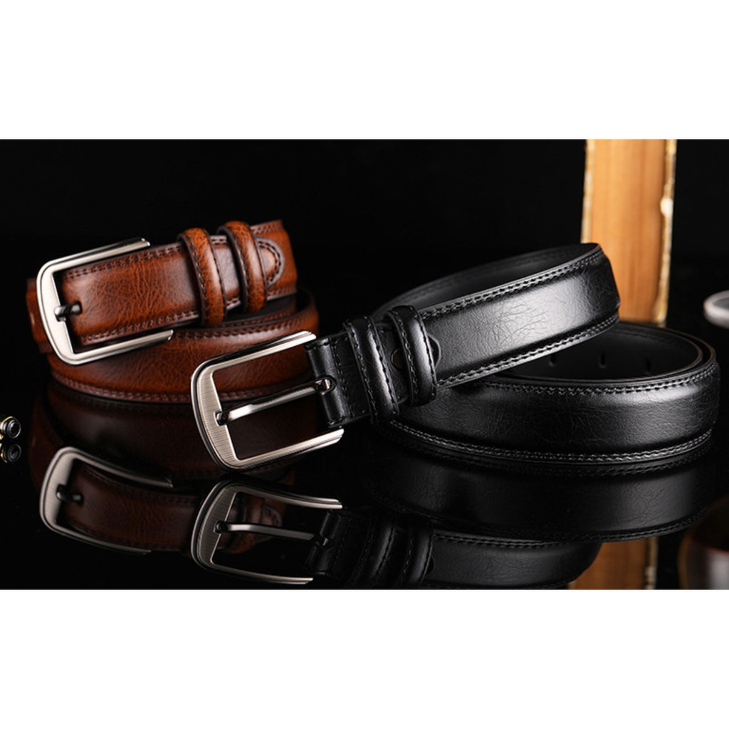Dây Thắt lưng Nam HÀNG HIỆU Nhập khẩu Cao Cấp- DA BÒ  THẬT 100%  - Khuyến Mại cực sốc