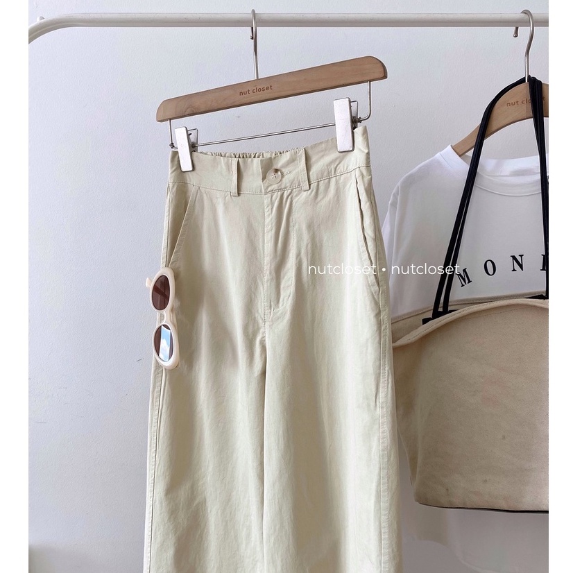 Quần khakhi mỏng cạp chun dáng suông 606_Q0205