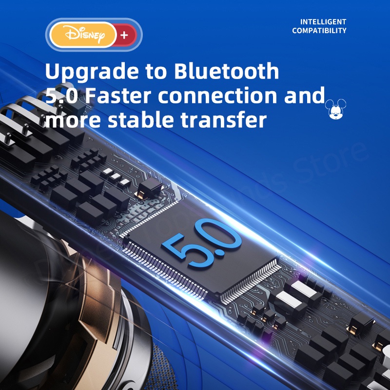 Tai Nghe Bluetooth Không Dây Mini Âm Thanh Nổi 3D TWS NOVA Disney F2