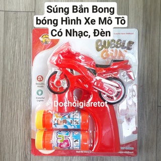 (Size To Nhất) Đồ Chơi Súng Bắn Bong Bóng Xà Phòng Xe Tăng, Xe Lửa, Cá Heo Tự Động Dùng Pin