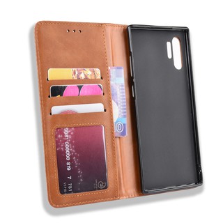 [Hàng mới về] Bao da dạng ví hiệu Leather Luxury dành cho Samsung Note 10 Plus