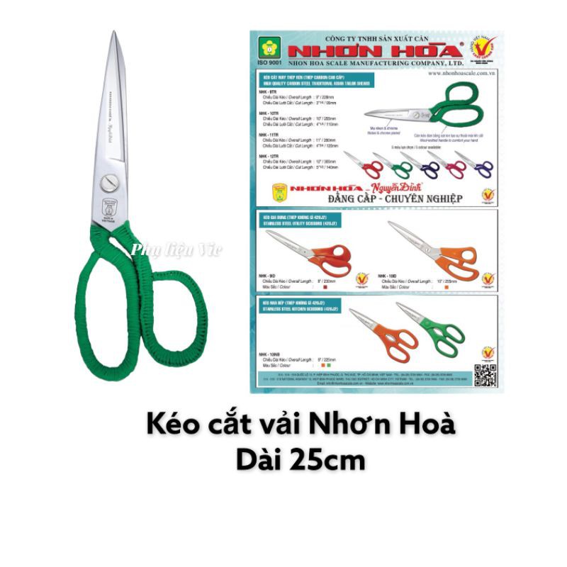 Kéo sắt cắt vải chính hãng cty Nhơn Hòa