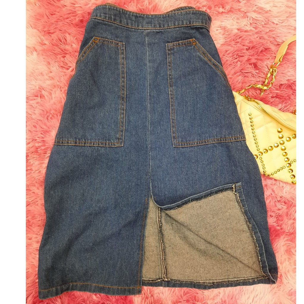 Chân váy jeans Vintage