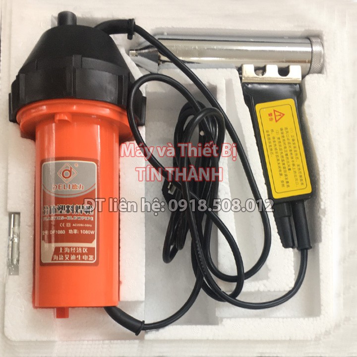 Máy hàn nhựa cầm tay chất lượng cao DF1080 Kèm 1kg que hàn nhựa PP hoặc PVC