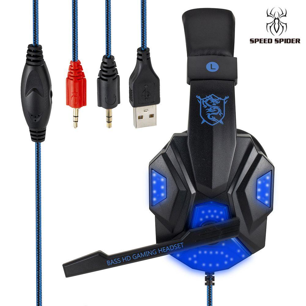 Tai Nghe Chụp Tai MYRONGVN Có Dây Phát Sáng